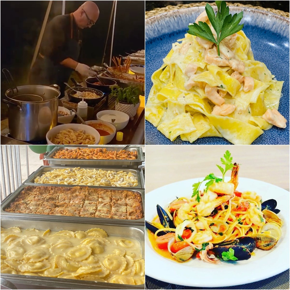 Pasta Station Bartolomeo Private Chef Italian Catering in Miami